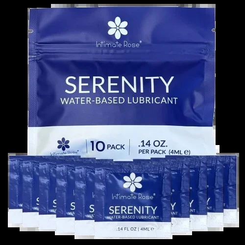 10 Pack – Serenity Water-Based Travel Lubricant