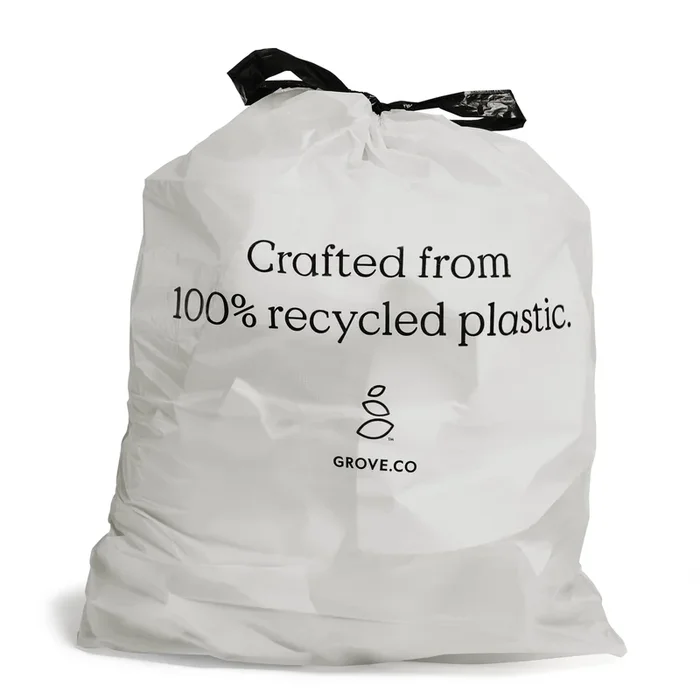 100% Recycled Plastic Trash Bags, 13-Gallon – Fragrance-Free, Ultra-Strong