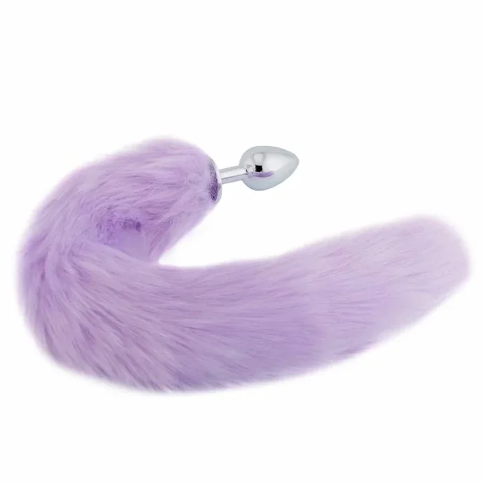 14″ Purple Cat Tail Metal Plug