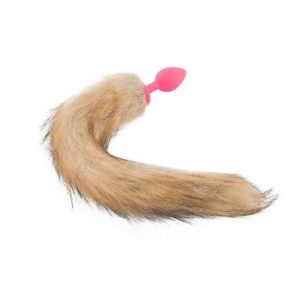 18″ Fox Tail Silicone Plug