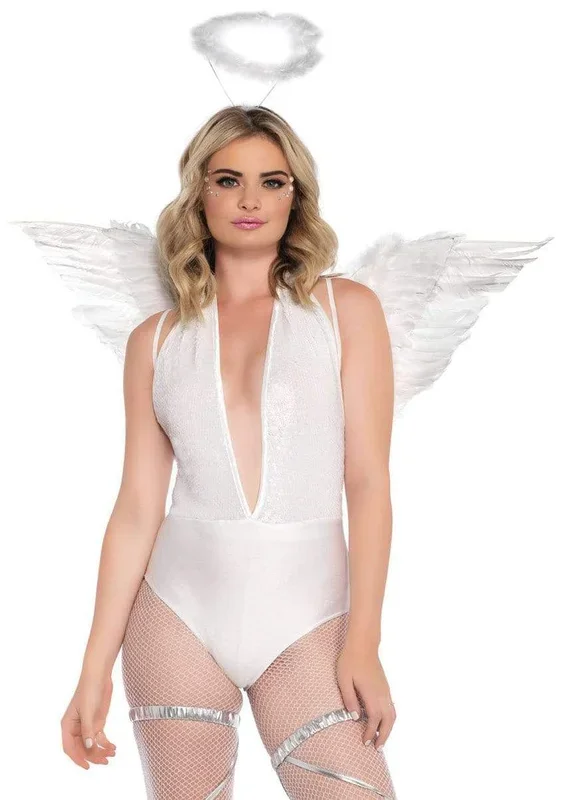 2 Pc Angel Accessory Kit – White