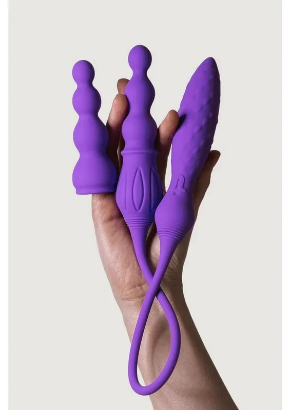 2x Rechargeable Silicone Double Vibrator with Remote Control
