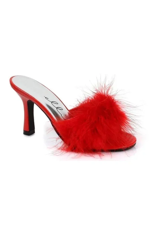 361-SASHA Marabou | Red Patent