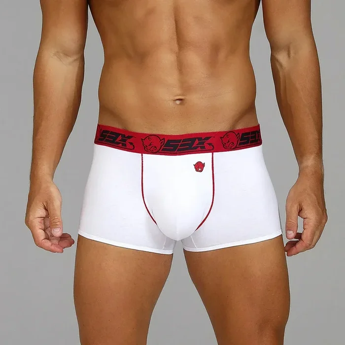 53X BOXER WHITE/RED
