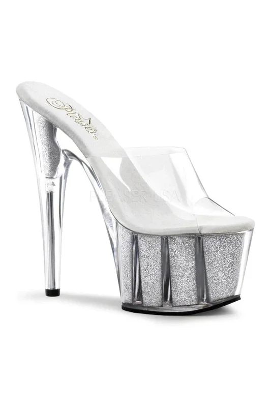 ADORE-701G Platform Slide | Clear Vinyl