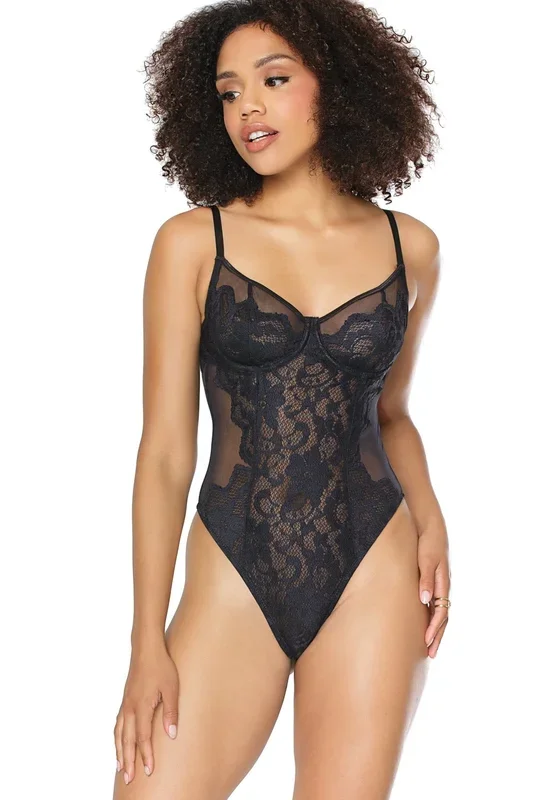 Black Lace Teddy