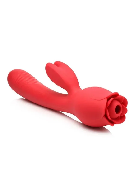 Bloomgasm Blooming Bunny Sucking and Thrusting Silicone Rechargeable Rabbit Vibrator