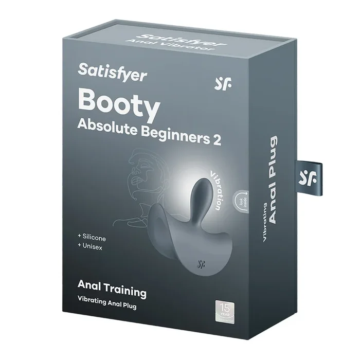 Booty Absolute Beginners 2 Vibrating Anal Plug by Satisfer
