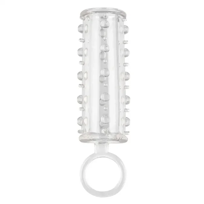 California Exotic Jelly Clear Stretchy Penis Sleeve with Cock Ring