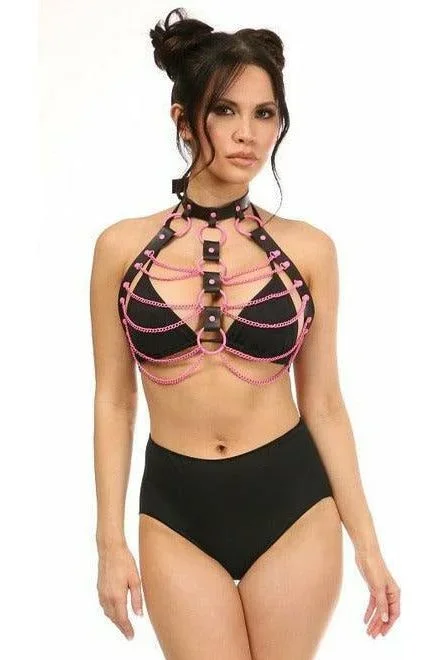 Candy Collection – Pink Chain Harness