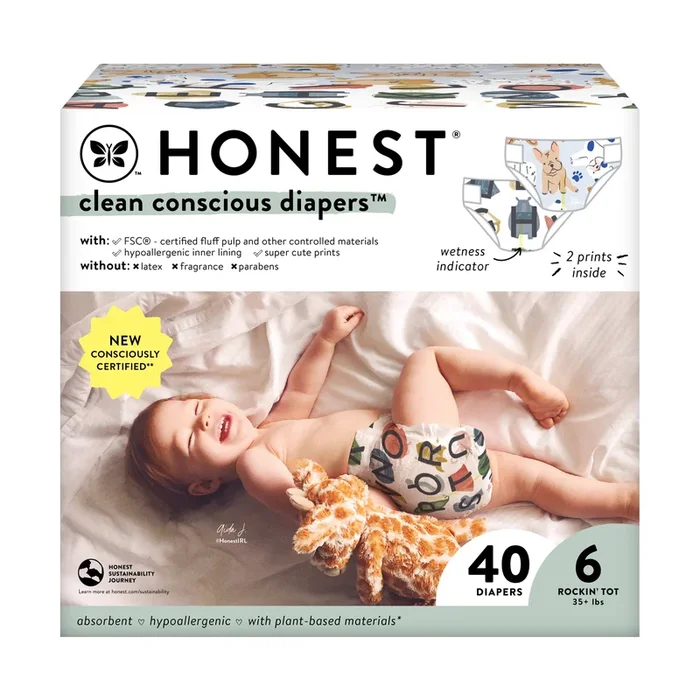 Clean Conscious™ Disposable Diapers Box