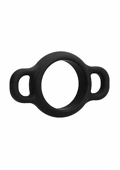 Cock Ring With Handles – Black