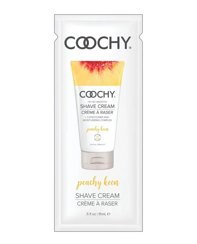 COOCHY Shave Cream – .5 oz Peachy Keen