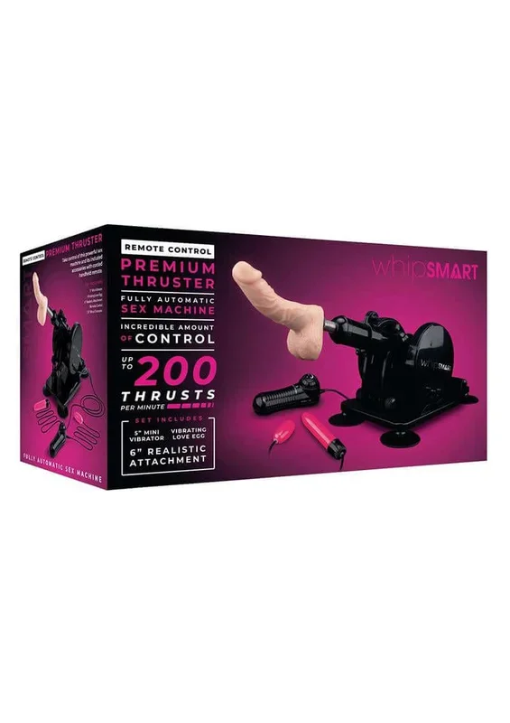 Deluxe Adjustable Sex Machine Set – Black