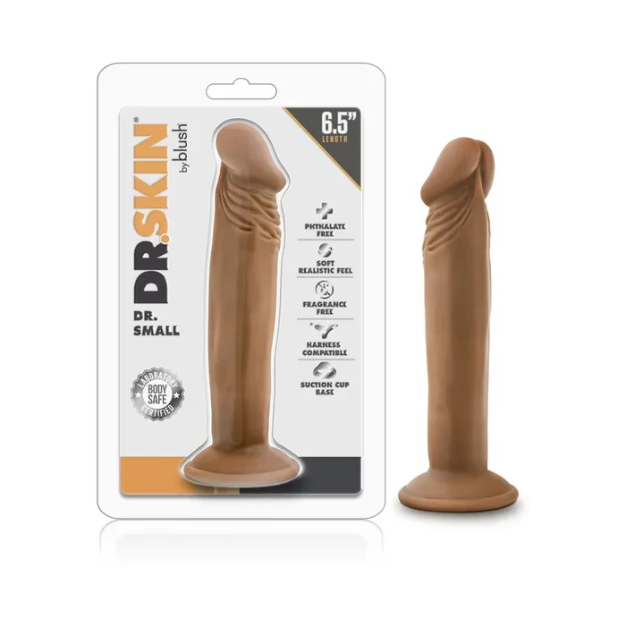 Dr. Skin Small Realistic 6.5 in. Dildo Tan