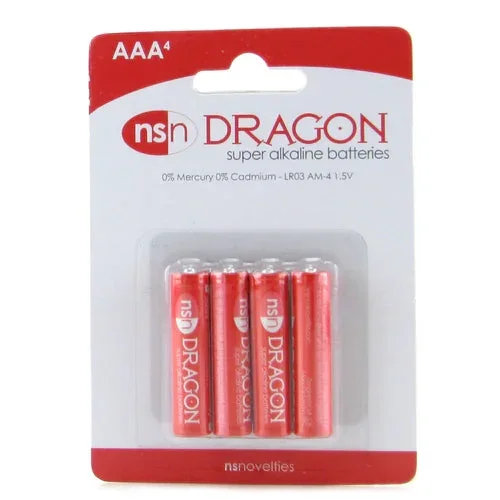 Dragon Super Alkaline Battery 4 pack in AAA