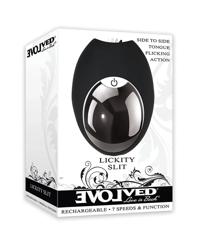 Evolved Lickity Slit Oral Massager – Black