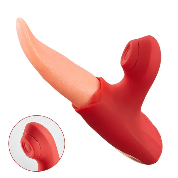 Ferne – Vibrador de succión del clítoris del punto G para lamer la lengua
