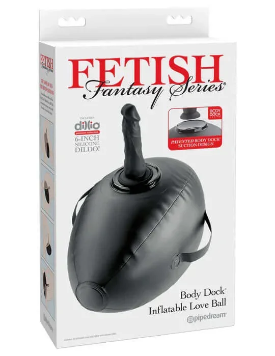 Fetish Fantasy Series Body Dock Inflatable Love Ball Black