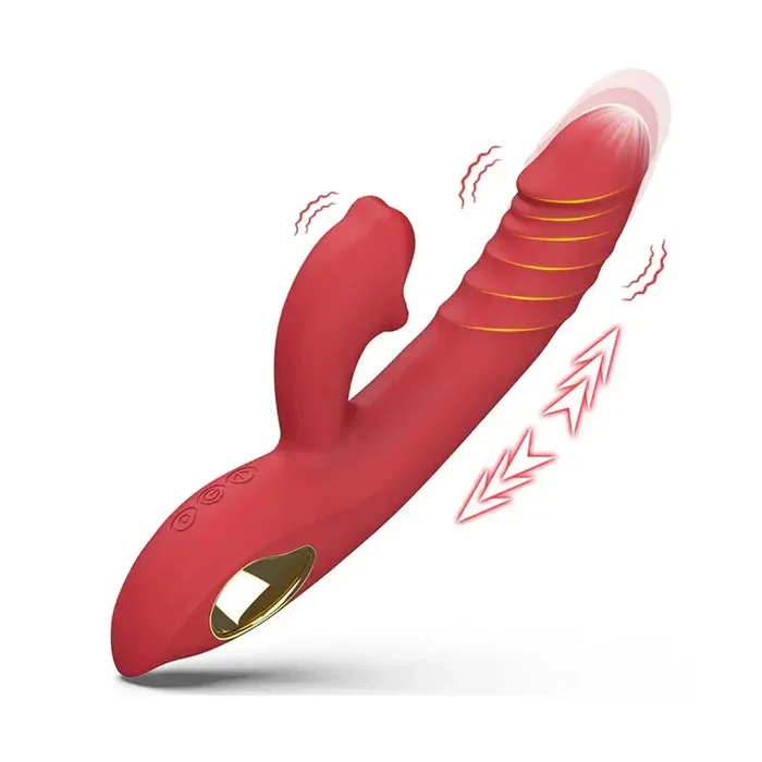 Gentle Touch – Thrusting Dual Vibrator With Licking