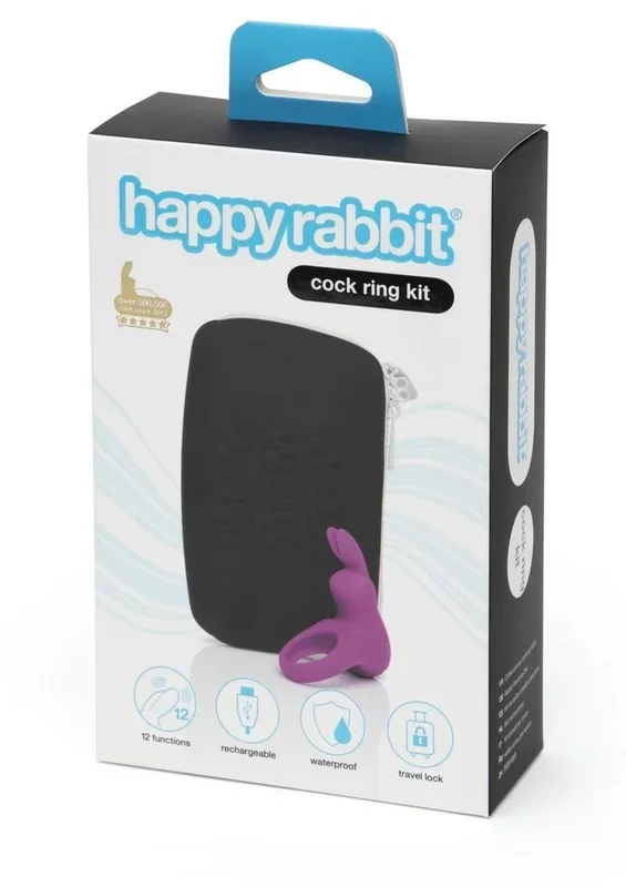 Happy Rabbit Cock Ring Rechargeable Silicone Kit