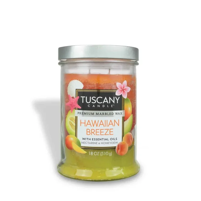 Hawaiian Breeze Long-Lasting Scented Jar Candle (18 oz)