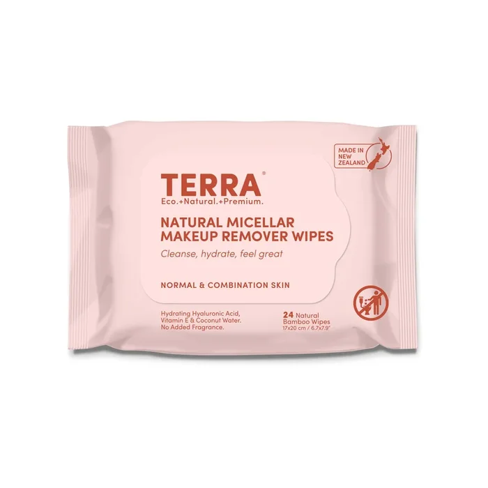 Hydrating and Cleansing Micellar Makeup Remover Wipes – Normal & Combination Skin