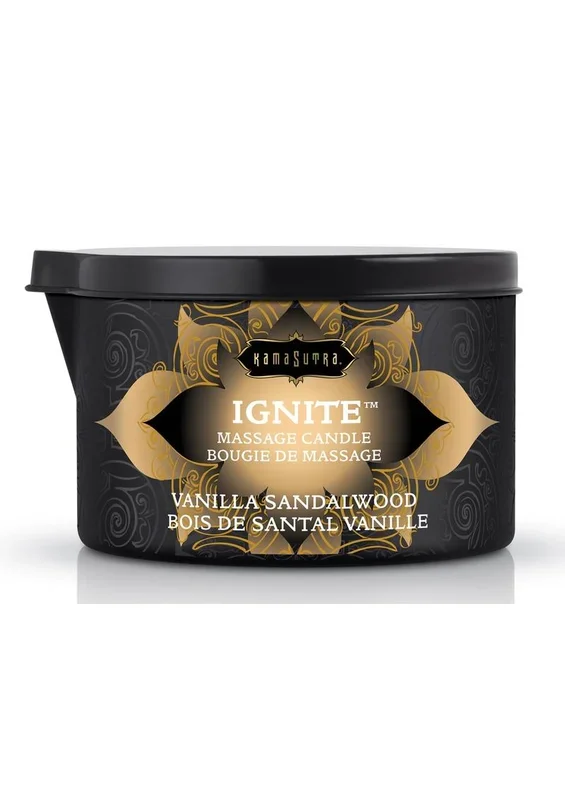 Kama Sutra Ignite Massage Candle Vanilla Sandalwood