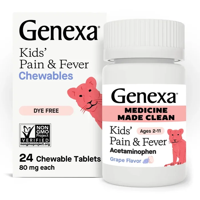Kids’ Pain and Fever Chewable, Ages 2-11