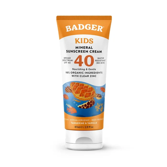 Kids Mineral Sunscreen Cream – SPF 40