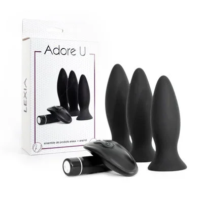 Lexia Vibrating Anal Plug with Remote by Adore U