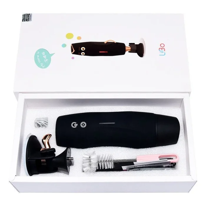 LIBO LBM-2005-R Electric Auto Heating Male Masturbator