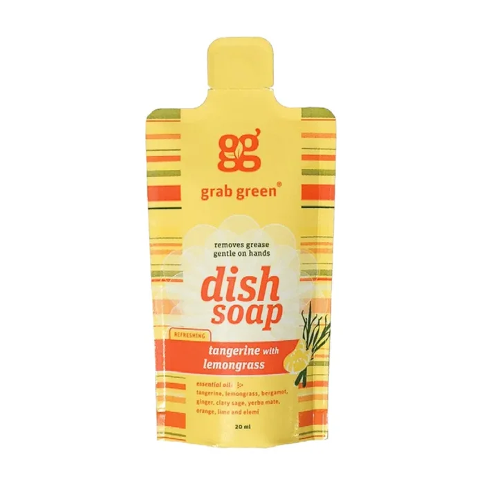 Liquid Dish Soap – Tangerine with Lemongrass – Sample