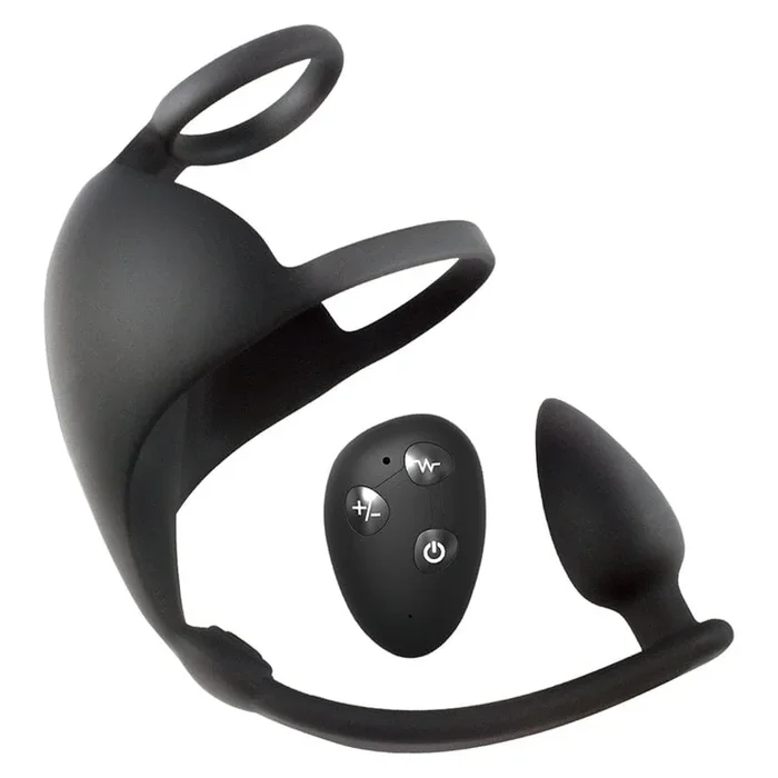 Magic Remote Scrotum Massager Plug
