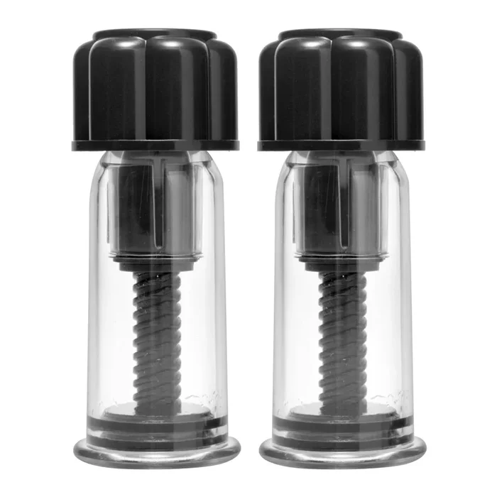 Master Series Black Maxxx Powerful Twist Nipple Suckers Black