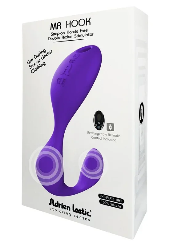 Mr. Hook Rechargeable Silicone Dual Vibrator