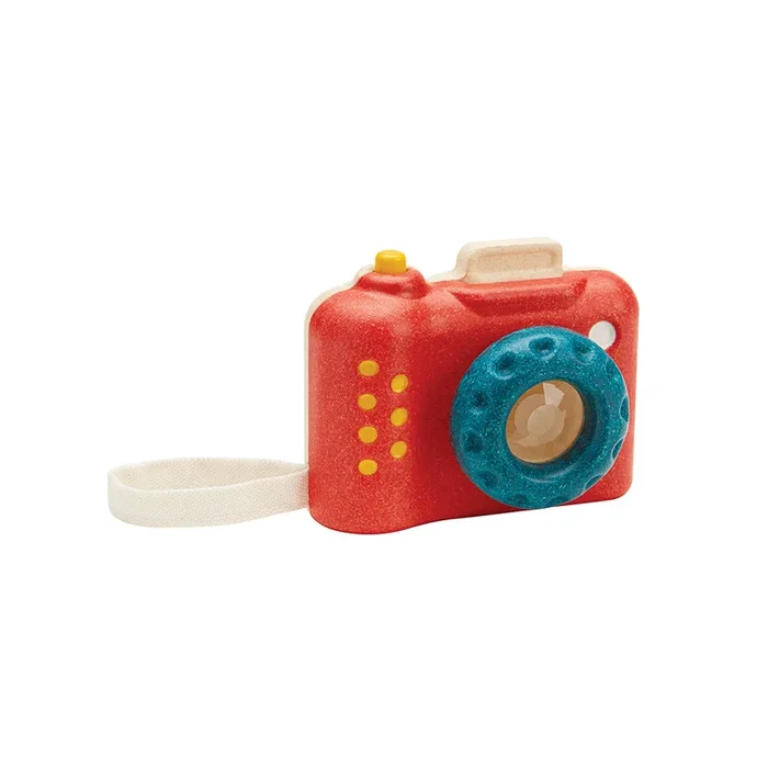 My First Wooden Toy Camera for Toddlers