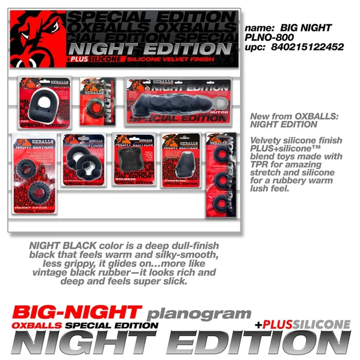 OxBalls Big-Night Planogram Night Editio