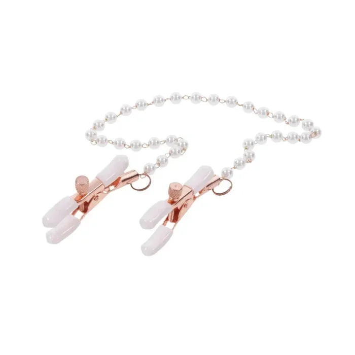 Peaches N Creame Pearl Nipple Clamps – Pink
