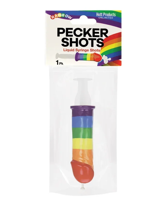 Pecker Shot Syringe – Rainbow