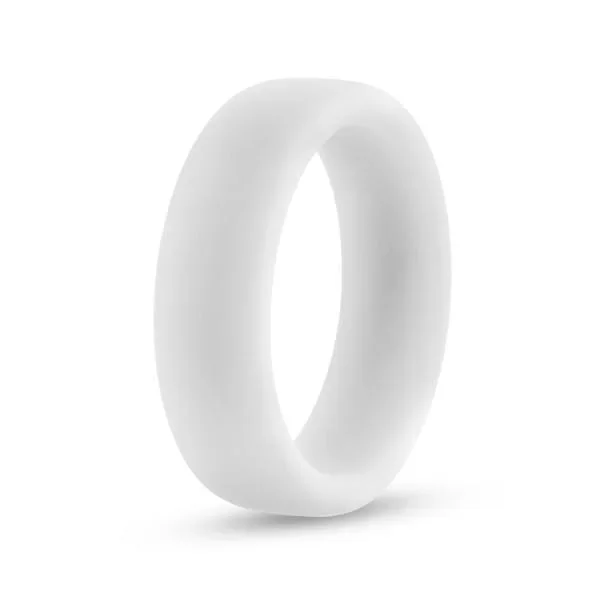 Performance Silicone Glo Cock Ring – White