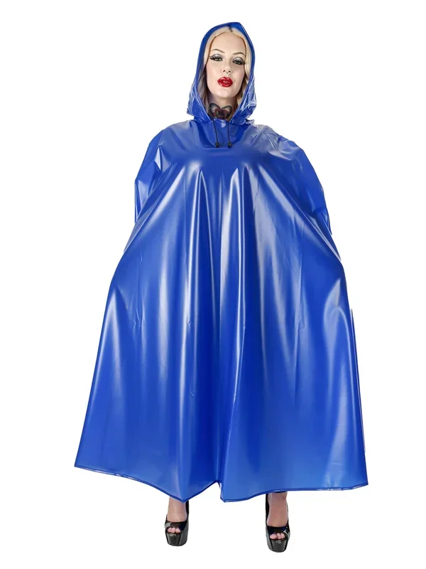 Plastic Enclosure Cape – Matte Blue – One Size