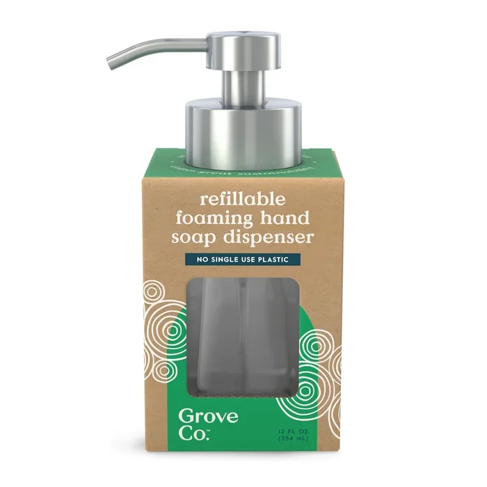 Reusable Glass Foaming Hand Soap Dispenser