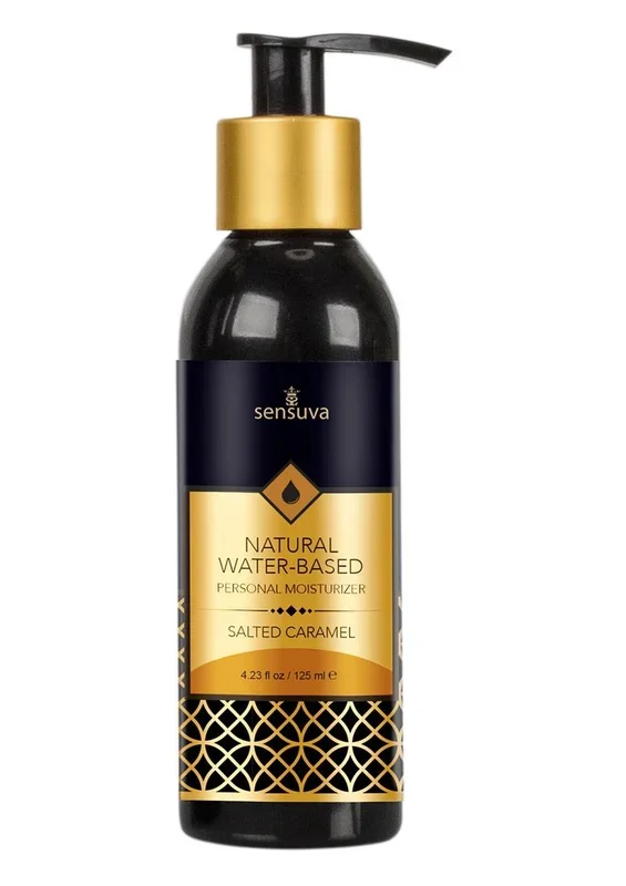 Sensuva Natural Water Based Salted Caramel Flavored Lubricant