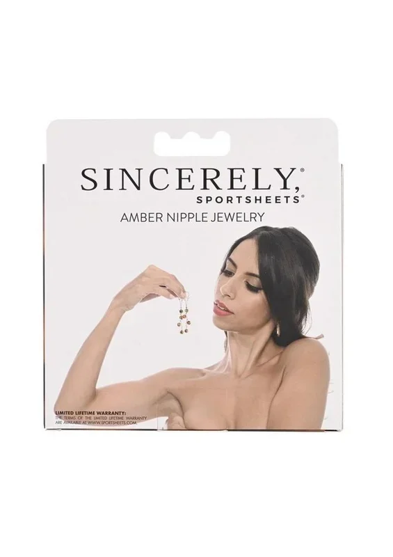 Sincerely Amber Nipple Jewelry