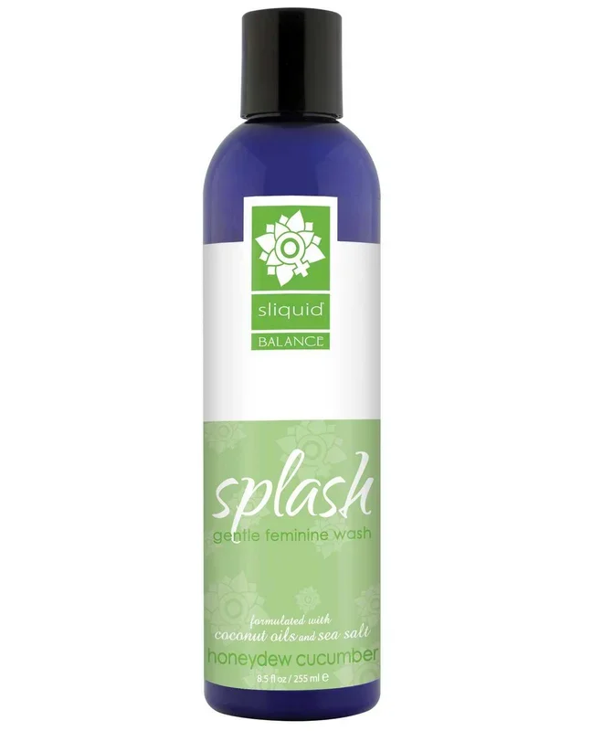 Sliquid Splash Feminine Wash – 8.5 oz Honeydew Cucumber