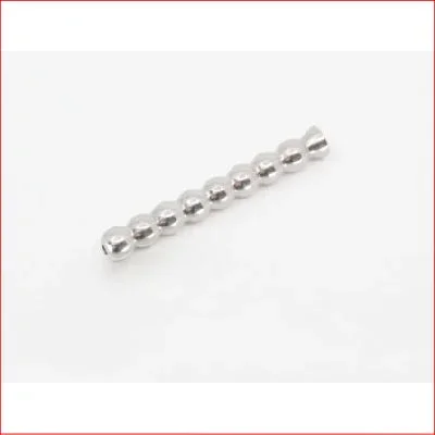 Sound Stainless Hollow Ribbed Plug