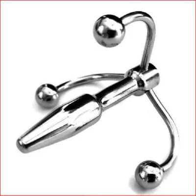 Stainless Steel Crown Penis Plug