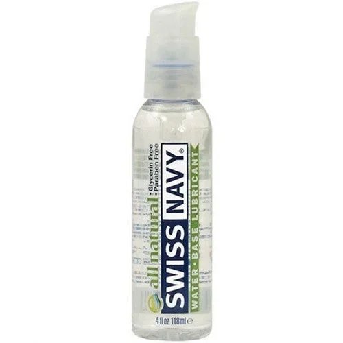 Swiss Navy All Natural Water-Base 4oz – Personal Lubricant Lube