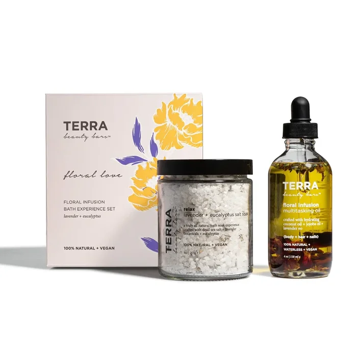 Terra Floral Love Bath Experience Gift Set